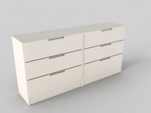подвійний комод 3D Модель