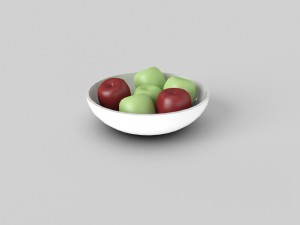 fruit bowl Modèle 3D