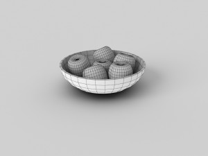 fruit bowl 3D Model