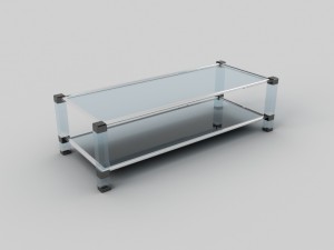 glass table 3D मॉडल