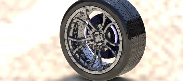 rhine and tire and disc Modèle 3D .c4d .max .obj .3ds .fbx .stl .blend 