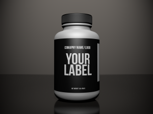 supplement bottle 3D Model