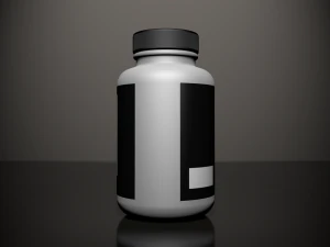 supplement bottle 3D Model