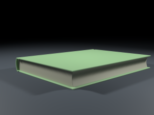 hardcover book 3Dモデル
