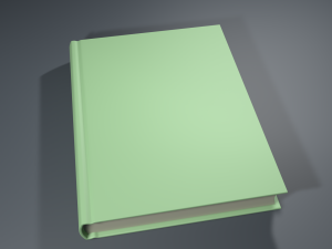hardcover book Model 3D