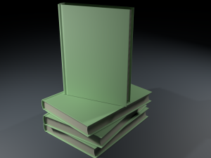 hardcover book Model 3D