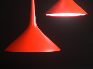 hanging retro light Modello 3D