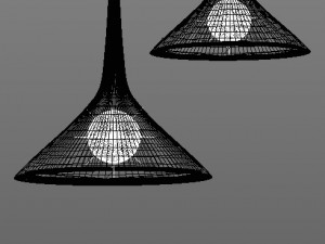 hanging retro light 3D Model