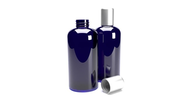 massage oil bottle Model 3D .c4d .max .obj .3ds .fbx .stl .blend 
