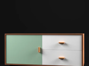 retro cabinet 3D Model