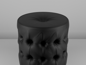 chesterfield stool Modello 3D