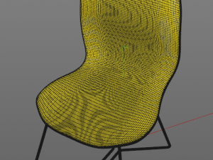 lemon retro chair 3D Model
