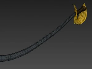 pirate sword 3D Model