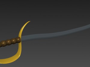 pirate sword 3Dモデル