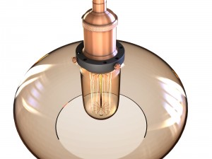 vintage lamp in the thomas edison style Modelo 3D