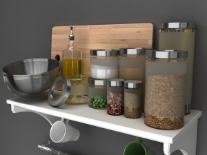 ikeakitchenware ikea kitchen accessories Model 3D