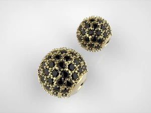 다이아몬드 비즈 3D 프린트 모델