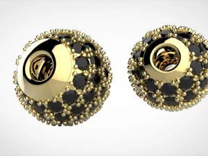 다이아몬드 비즈 3D 프린트 모델