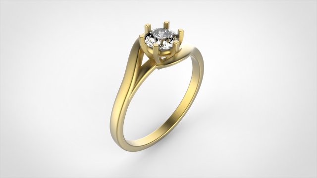Download engagement ring 3D Model