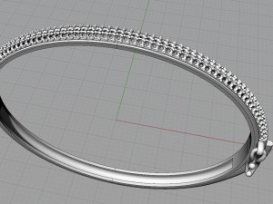 3 rows bracelet Modello di stampa 3D
