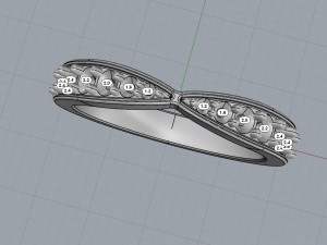 harmony wedding band Model do druku 3D