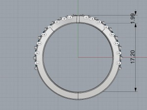 harmony wedding band Model do druku 3D