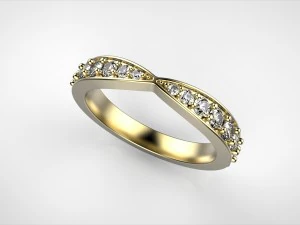 harmony wedding band 3D Print Model