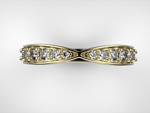 harmony wedding band Model do druku 3D