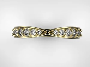 harmony wedding band 3D Print Model