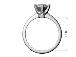 tiffany engagement ring 3D 프린트 모델