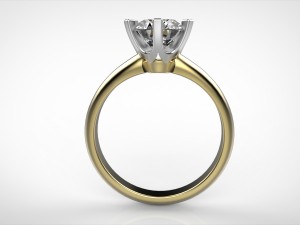 tiffany engagement ring 3D 프린트 모델
