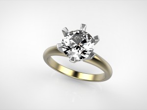 tiffany engagement ring 3D 프린트 모델