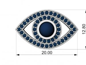 bransoletki na oczy Model do druku 3D