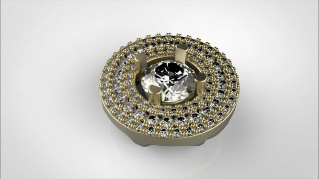 Zawieszka z 3 rzędami Model do druku 3D .c4d .max .obj .3ds .fbx .stl .blend 