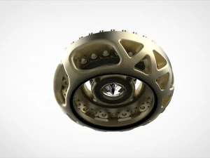 Zawieszka z 3 rzędami Model do druku 3D
