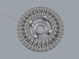 3 rows pendant Modello di stampa 3D