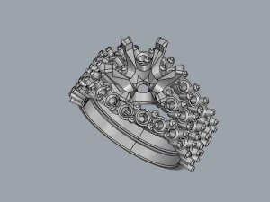 solitaire engagement ring 55 3D Print Model