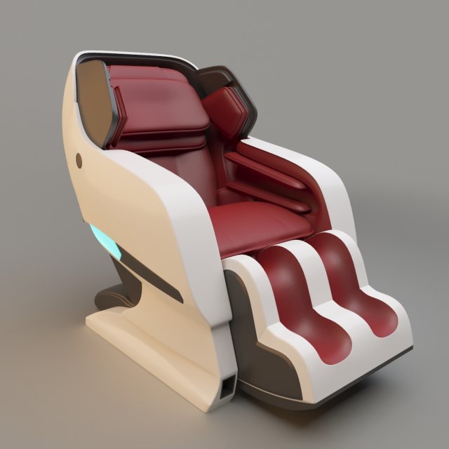 massage chair 3Dモデル .c4d .max .obj .3ds .fbx .stl .blend 