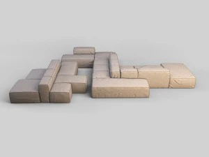 博纳尔多沙发 3D 模型