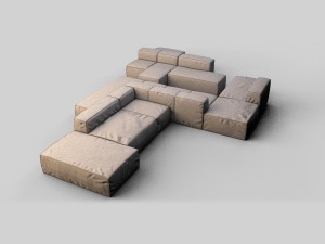 bonaldo sofa 3D मॉडल