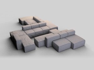 bonaldo sofa 3D मॉडल
