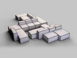 bonaldo sofa 3D मॉडल
