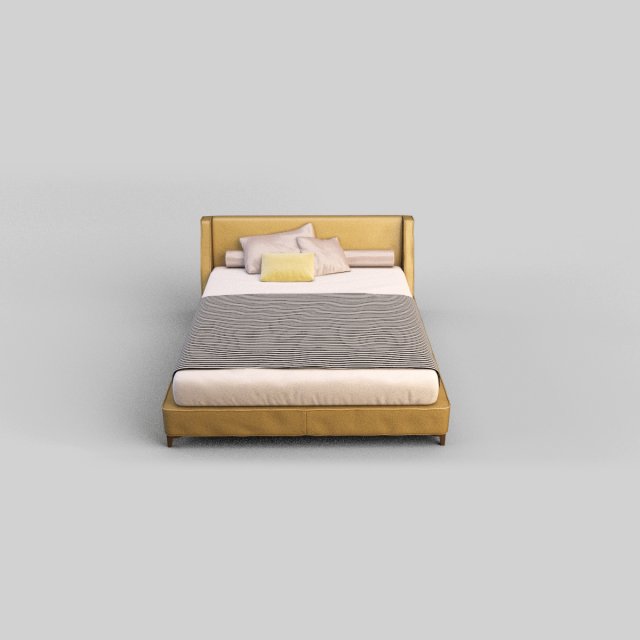 bed 3Dモデル .c4d .max .obj .3ds .fbx .stl .blend 