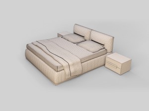 bed 3Dモデル
