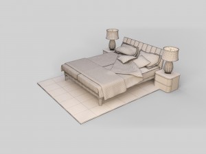 bed 3D मॉडल