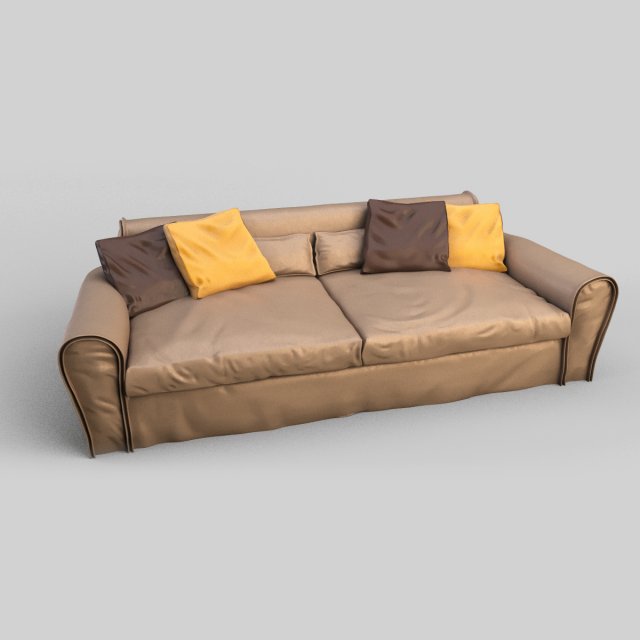 sofa Modelo 3D .c4d .max .obj .3ds .fbx .stl .blend
