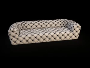 baxter sofa 3D Model
