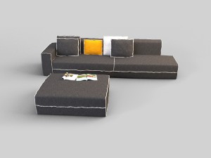 sofa Modelo 3D