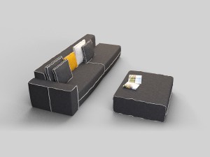 sofa Modelo 3D