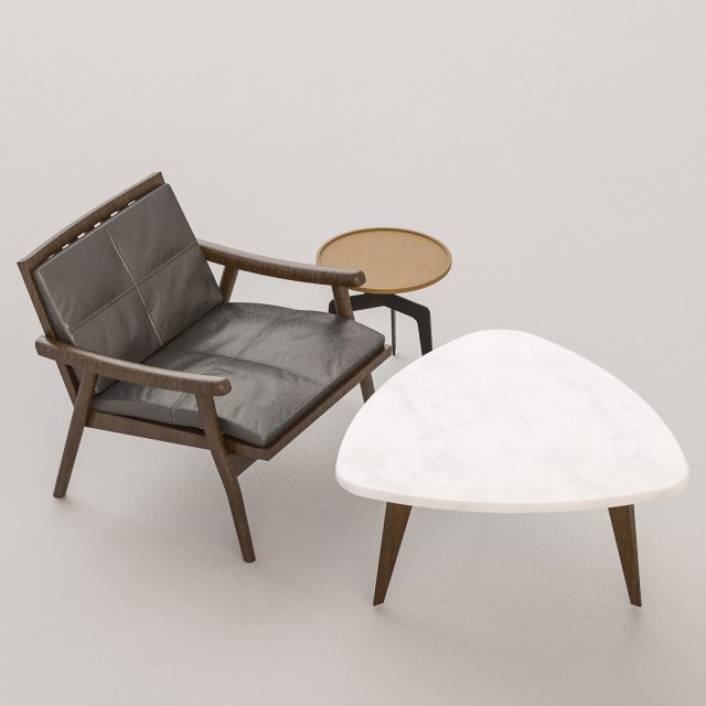chair and tables set 3Dモデル .c4d .max .obj .3ds .fbx .stl .blend 
